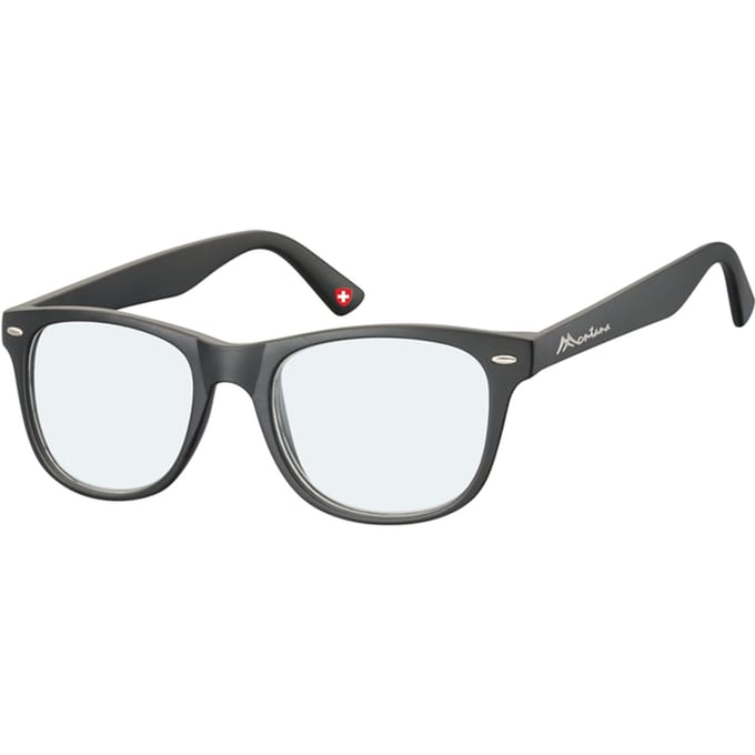 Leesbril Montana +3.00 dpt blue light filter zwart