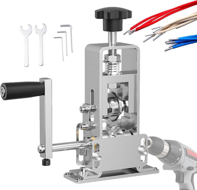 Handmatige Draadstripper - Koper Stripmachine - Recycling Kabels - Multi Diameter Gaten - 1-21 mm Bereik - Meerkleurig
