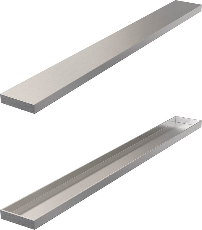 Brauer Los multifunctioneel rooster 7 x 50 RVS geborsteld