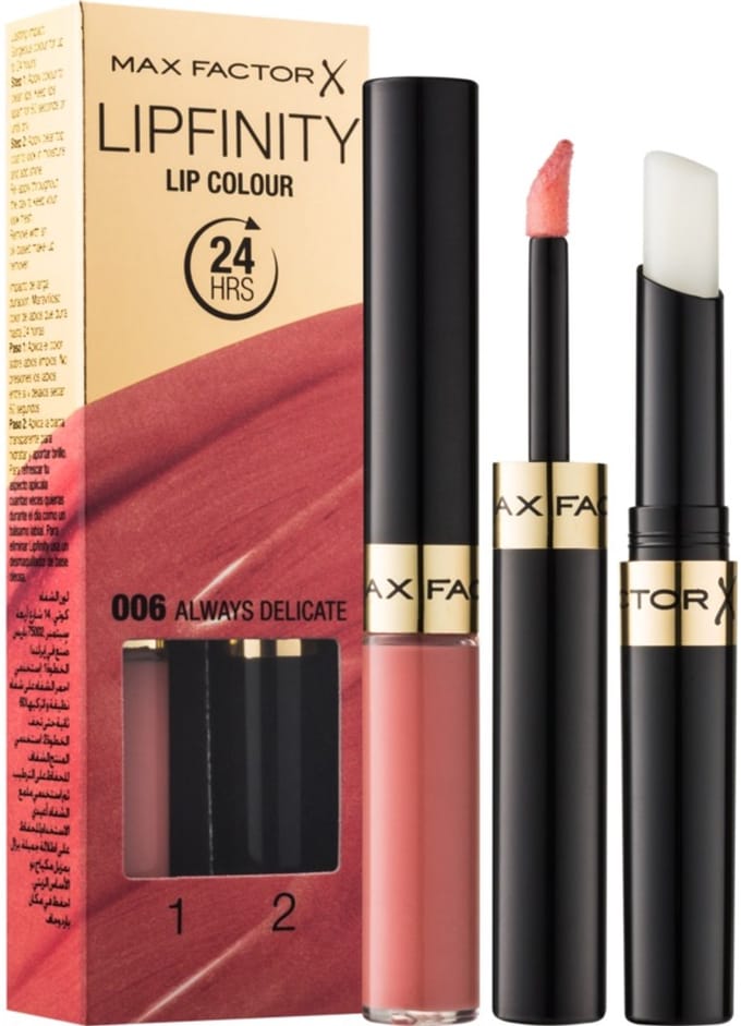 Max Factor Lipfinity Lip Colour - 006 Always Delicate - Lipgloss