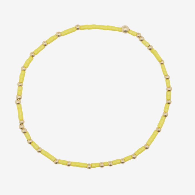 Essenza Beads Bracelet Yellow