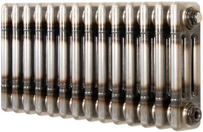 Traditionele radiator - 3-kolom - 300x650 mm - ruw metaal