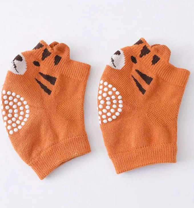 Antislip kniebeschermers baby tijger - kruipen