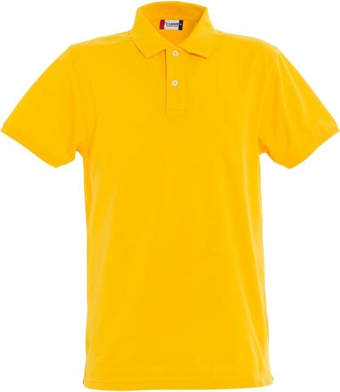 Clique Stretch Premium Polo 028240 - Lemon - M