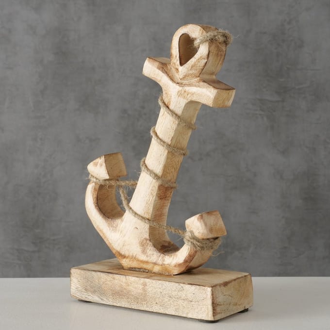 Decoratief beeld Mariam Anker H21cm mangohout