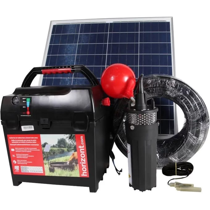 Weidepomp met zonnepaneel Hotline
