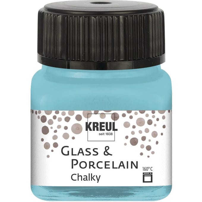 Glasverf - Porseleinverf - Ice Mint - Extra Mat - Chalky - Kreul - 20ml