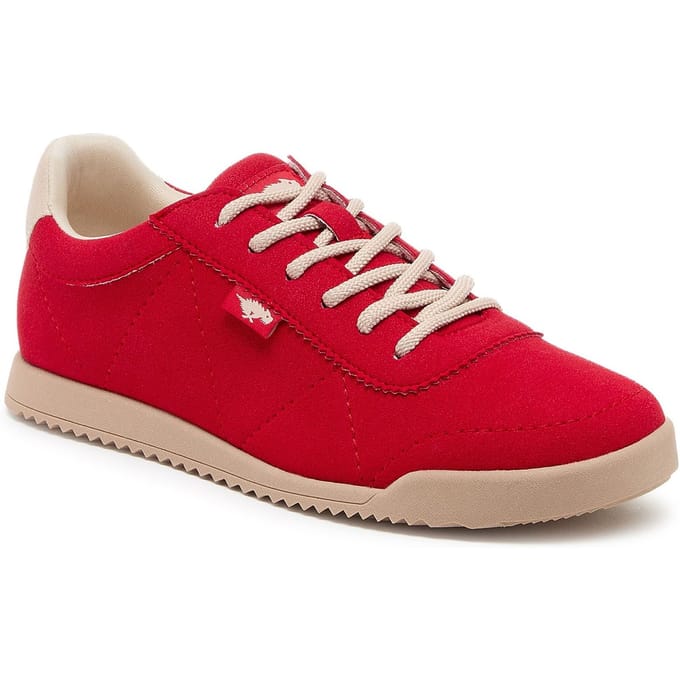 Rocket Dog Bertie Pella Textiel Dames Rode Sneakers