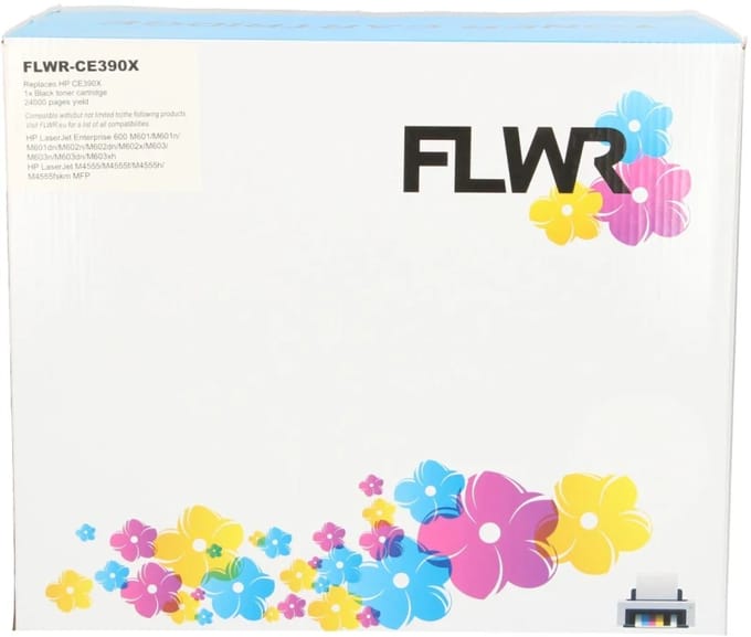 FLWR - Toner / 90X / Zwart  - Geschikt voor HP