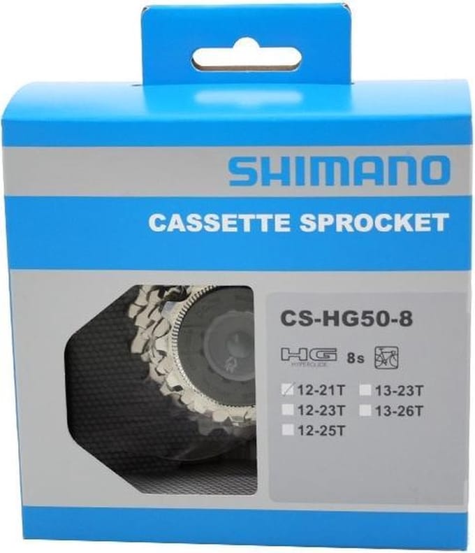 Shimano HG50 Cassette 8v 12-21 Tands '90 Vintage