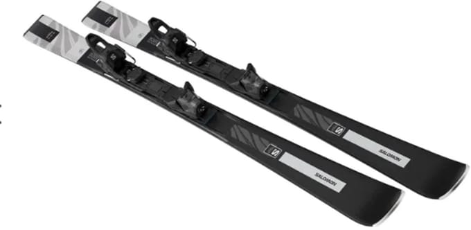 Salomon Ski Dames - Model S/MAX X7 TI WMN - Zwart/Grijs - Lengte 150cm