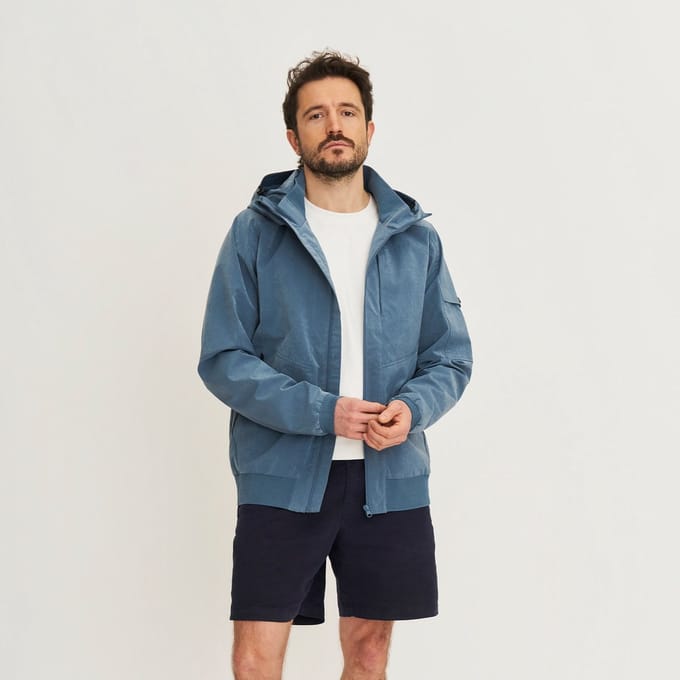 Travelin' Helde Heren - Hardshell Jas - Waterdicht - Blauw