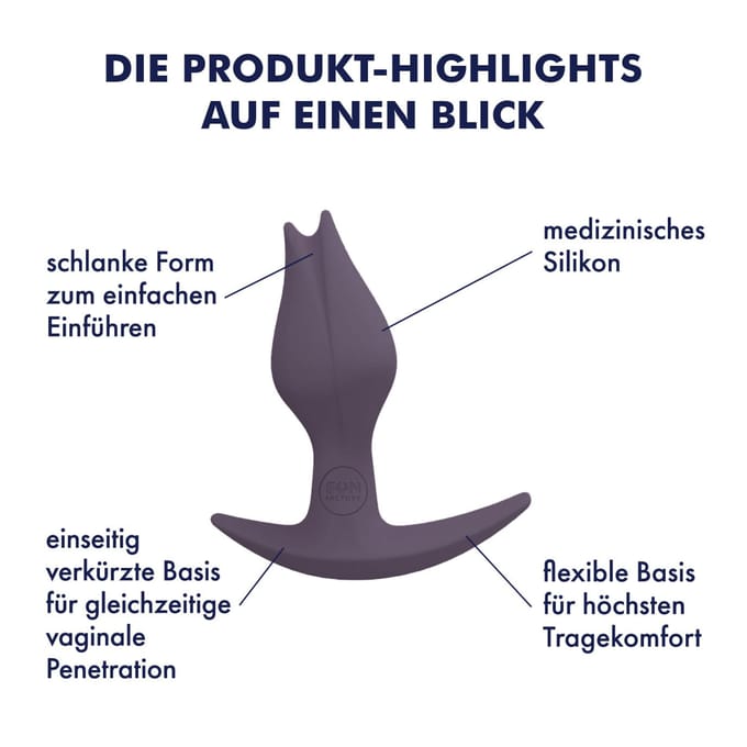 Fun Factory - Bootie Fem Female Butt Plug Dark Taupe