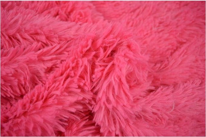 40 meter langharig bont - Fuchsia - Pluche stoffen - 150cm breed