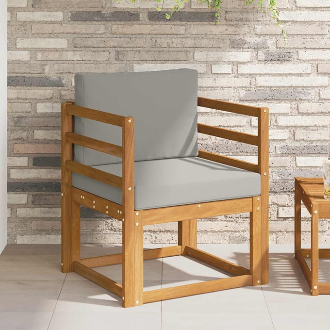 vidaXL - Buitensofa - Massief - Acacia - Hout - en - Polyester