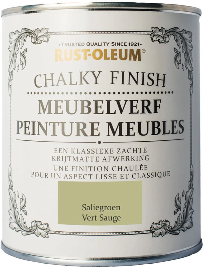 Rust-Oleum Chalky Finish Meubelverf Saliegroen 750ml