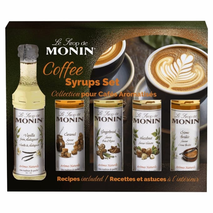 Monin Cadeau Geschenk Set 5 Smaken 5cl
