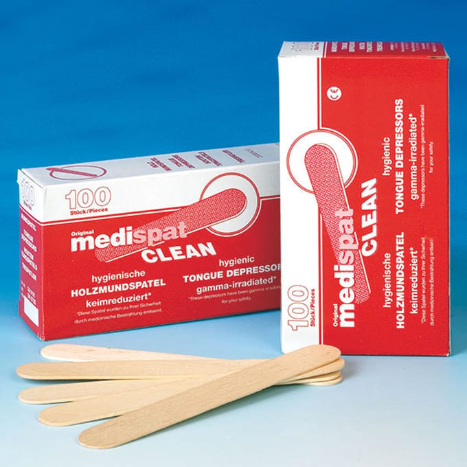 Medispat Houten Tongspatels 100 St