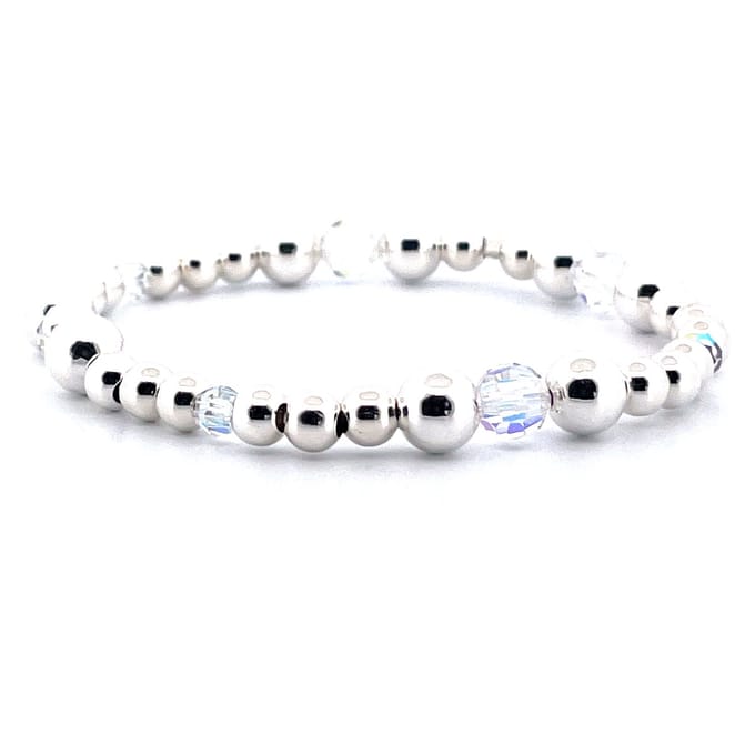 Heaven Eleven - Dames - armband - sterling - 925 - zilver - wit - swarovski - stenen - 5mm