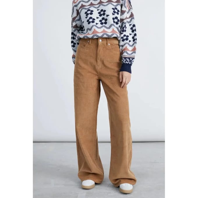 Dunne broek met een licht patroon voor dames 24 Colours