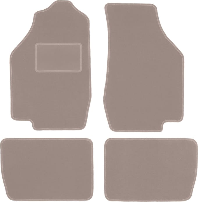 Beige veloursmatten voor: Honda Civic IV hatchback (1987-1991)