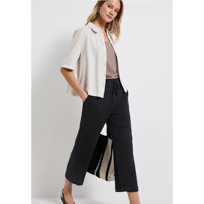 Mousseline broek Wide Legs