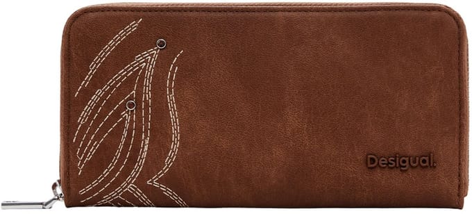 Desigual Portemonnee Goodall Sand Fiona Wallet Arena Bruine