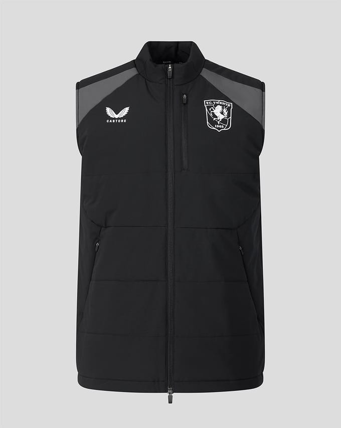 Fc Twente Training 26/27 Coaches Gilet - Unisex - Black