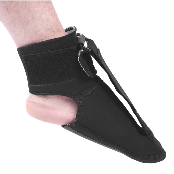 Verstelbare Voet Drop Orthese Enkel Voet Drop Houdings corrector Brace Orthese Spalk Enkel M S(for 2-4kg) blue