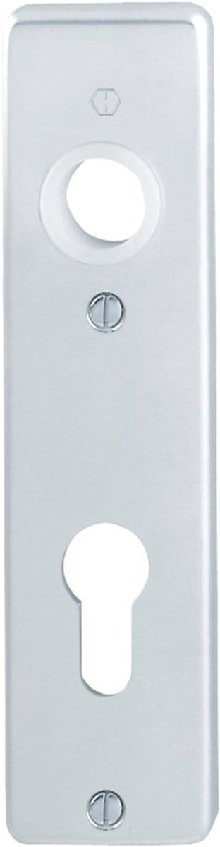 Hoppe Kortschild, aluminium 202kp pc 72 zilver