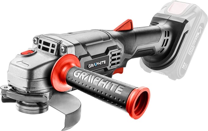 Accu Haakse Slijper 115 mm, 18v, LI-ION Energy+ 58G003 GRAPHITE