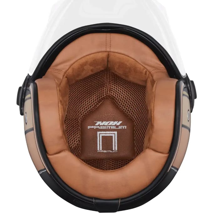 Binnenkant wang en motorhelm hoes Nox Heritage
