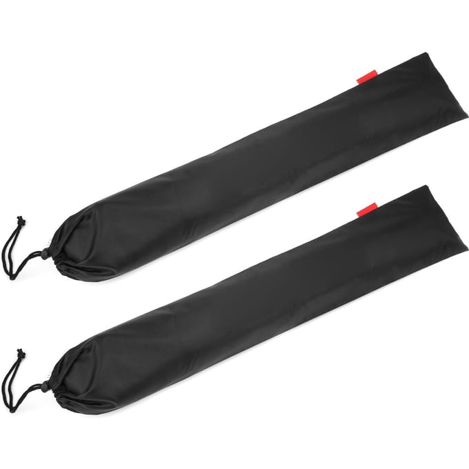 2 Stuks Camping Accessoire Tas Multifunctionele Draagbare Tent Luifel Stok Opbergtas black