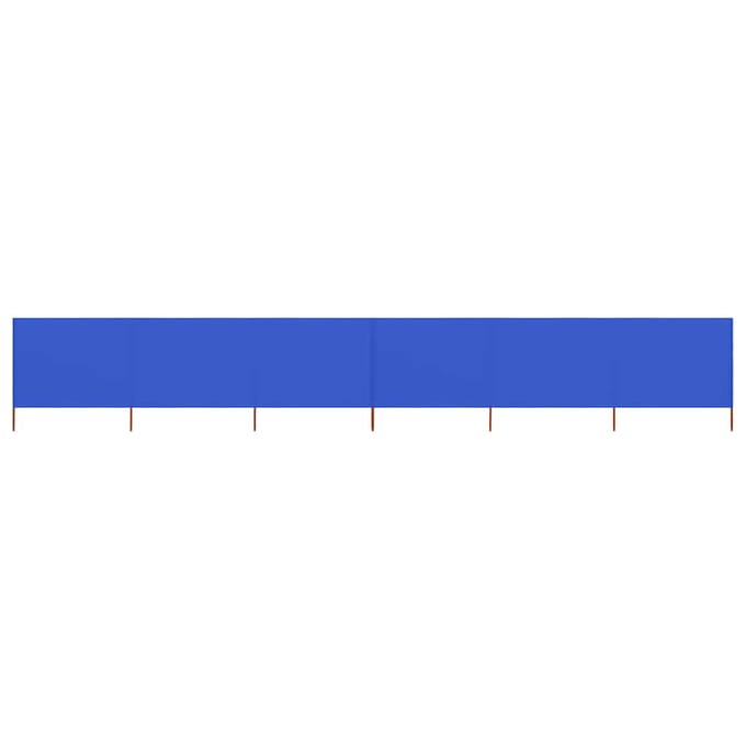 vidaXL - Windscherm - 6-panelen - 800x160 - cm - stof - azuurblauw