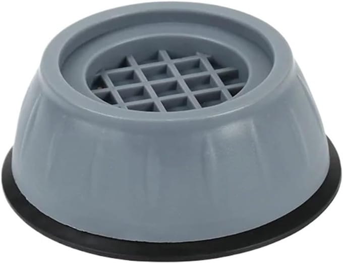 Wasmachine basis - Apparaatvoetjes - Apparaten Stabiliseren - Trillingsdempend - Universeel - Grijs