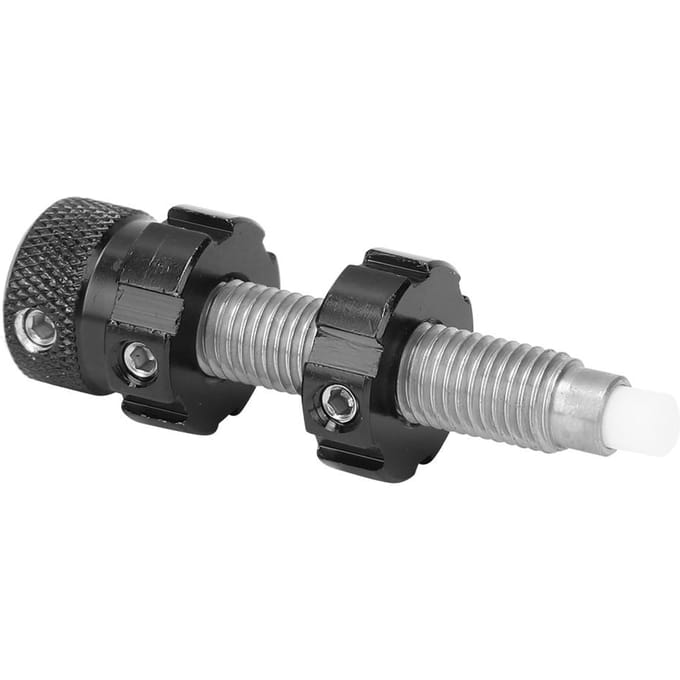 Aluminium Legering Recurve Boog Zijdelingse Kussentjes Plunger Schroefdraad Pijlsteun Drukknop Kussen Accessoire(zwart ) zwart