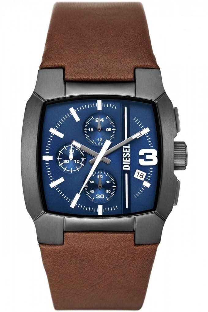 Diesel CLIFFHANGER DZ4641 Heren Horloge 40 mm - Bruin