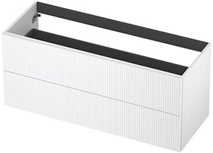 INK - Onderkast 2L Gelakt Gefreesd Tbv Greep - 1200x450x520 Mm - Mat Wit