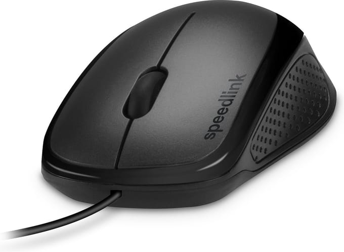 Speed-Link SPEEDLINK KAPPA Mouse - Muis - Optisch - 3 knoppen - Zwart