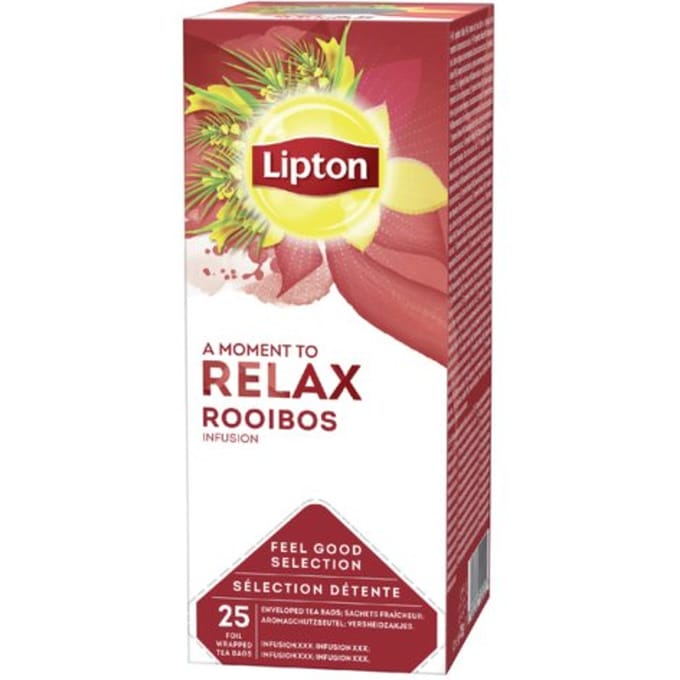 Lipton Relax Rooibos - doos 25 theezakjes