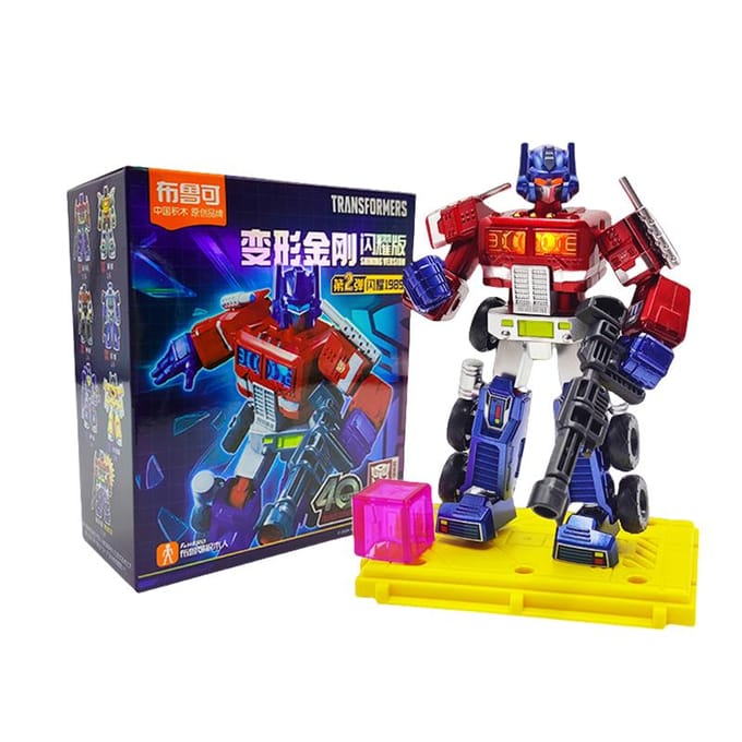 Blokees Transformer Optimus Prime Bouwstenen Transformerende Bumblebee Actiefiguur Robotmodel Kinderen Cadeau