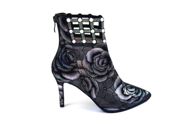 Zerba - Dames Enkellaarzen - Maat 36 - Zwart - Nubuck Leer – Emena