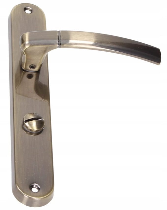 Gamet Carino DH-91A - Deurklink op langschild - Mosiëdz Antiek - Ergonomische Handgreep - Cithoudend