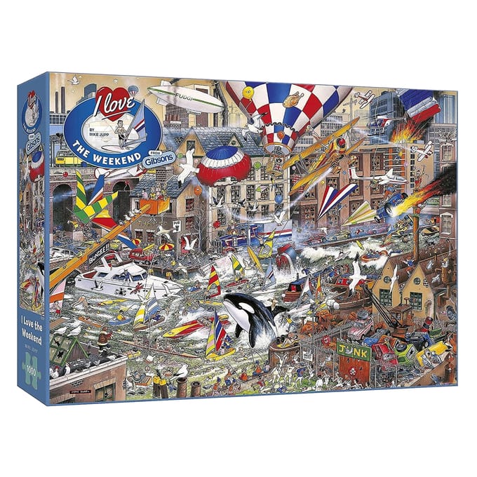 Top1Toys Puzzel Gibsons 1000 Stuk I Love The Weekend