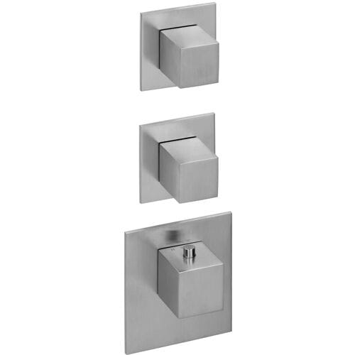 Herzbach LOGIC XL 2 colour set for universal thermostat module, with 3 square panels 11.522010.2.01