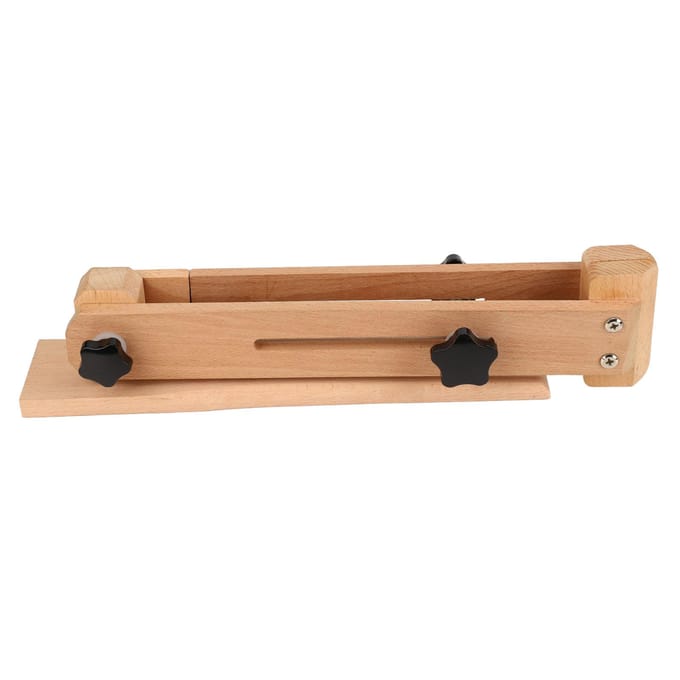 Tige extensible réglable à angle profilé et coutures à la main en cuir beige