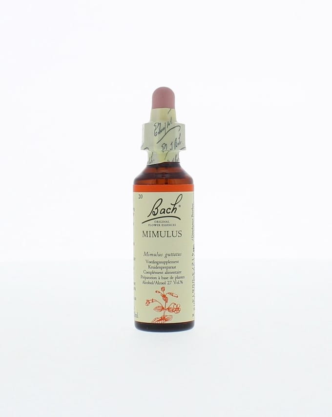 Bach Flower Mimulus  Maskerbloem - 20 ml - Voedingssupplement