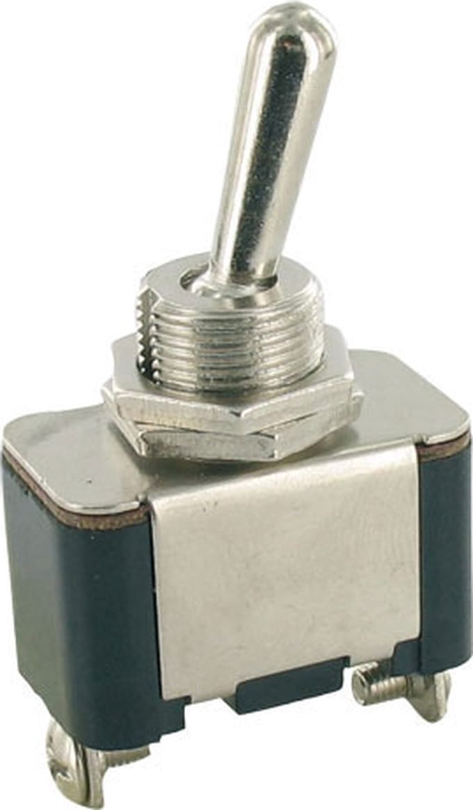 Tuimel schakelaar - aan / uit - 12 Volt 25A schroef