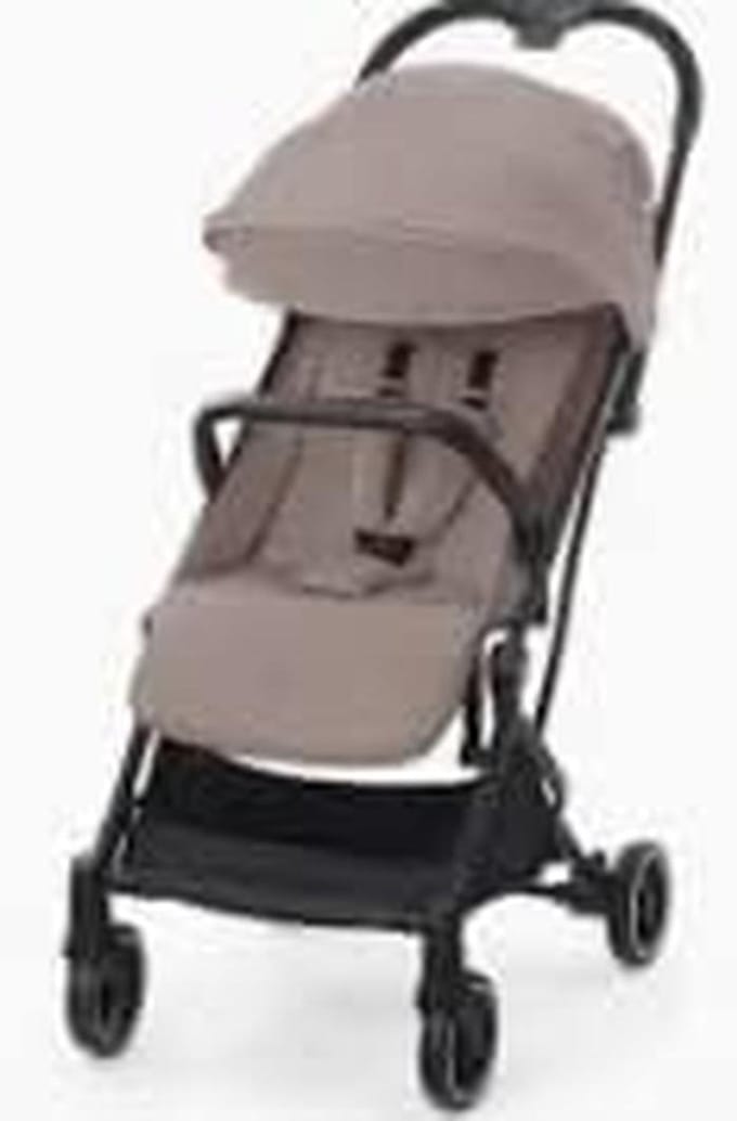 Lichtgewicht Kinderwagen - Buggy Compact - Reizen Met Kinderen - Verstelbare Rugleuning - Tot 25 kg - Beige