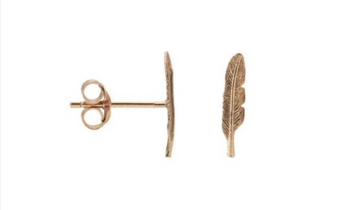 Karma Symbols oorbel M1512 Feathers